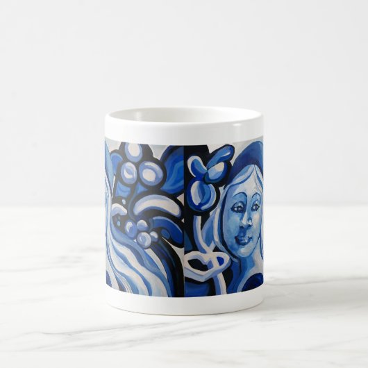 Mug Fille dans un casquette bleu (Centre)
