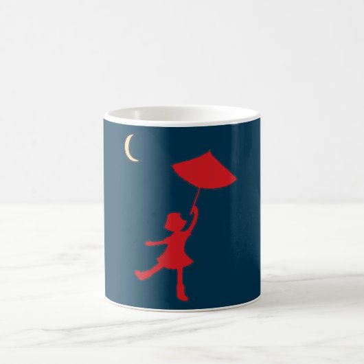 Mug Fille dansant avec son parapluie (Centre)