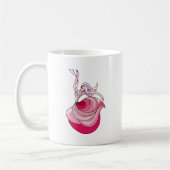 Mug Fille dansante rose (Gauche)