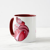 Mug Fille dansante rose (Devant gauche)