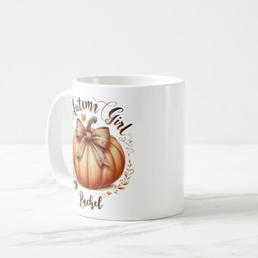 Mug fille d'automne (Devant gauche)