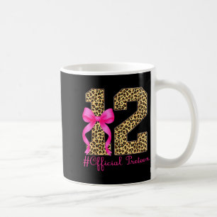 Mug Fille de 12 ans officielle pour son anniversaire C