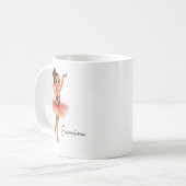 Mug Fille de ballet de Noël (Devant gauche)