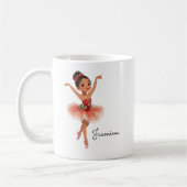 Mug Fille de ballet de Noël (Gauche)