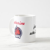 Mug Fille de boxe (Devant gauche)
