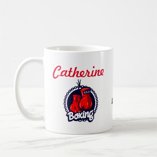 Mug Fille de boxe (Gauche)