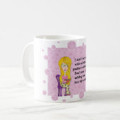 Mug Fille de caféine (Devant gauche)