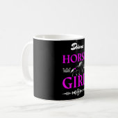 Mug Fille de cheval avec nom (Devant gauche)