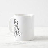 Mug Fille de danse polynésienne (Devant gauche)