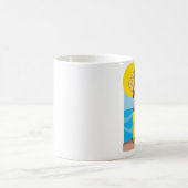 Mug fille de danse polynésienne hawaïenne (Centre)