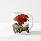 Mug Fille de diable d'art de Rio d'Al (prenant un (Devant droit)