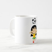 Mug Fille de football (Devant gauche)