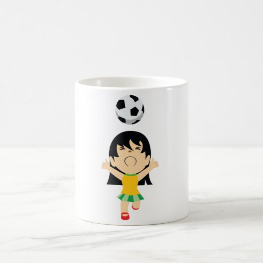 Mug Fille de football (Centre)