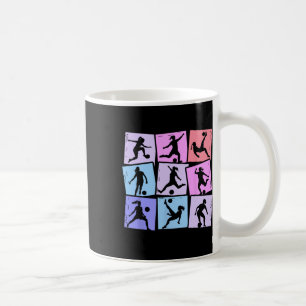 Mug Fille de football Enfants Femmes