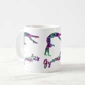 Mug Fille de gymnastique sauvage | Gymnastique Poster (Devant gauche)