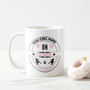 Mug Fille de Jésus et Fille de danse Acro Drôle