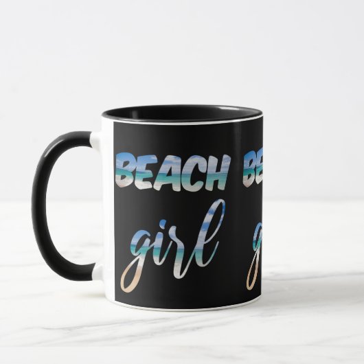 Mug Fille de la plage (Gauche)