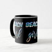 Mug Fille de la plage (Devant gauche)