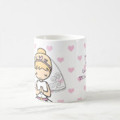 Mug Fille de la première communion personnalisée (Centre)
