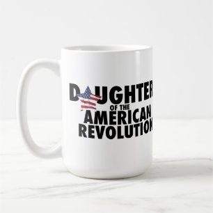 Mug Fille de la Révolution américaine DAR Étoile USA