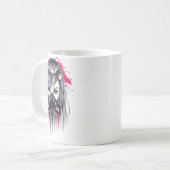 Mug Fille de Masque au gaz néon (Devant gauche)
