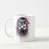 Mug Fille de Masque au gaz néon (Gauche)
