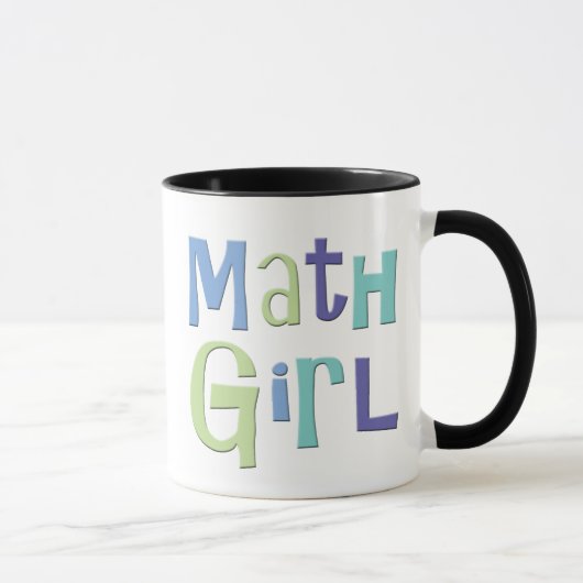 Mug Fille de maths (Droite)