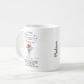 Mug Fille De Merci Personnalisée En Droit (Devant gauche)