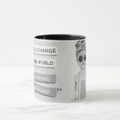 Mug Fille de mode avec la citation de motivation (Centre)