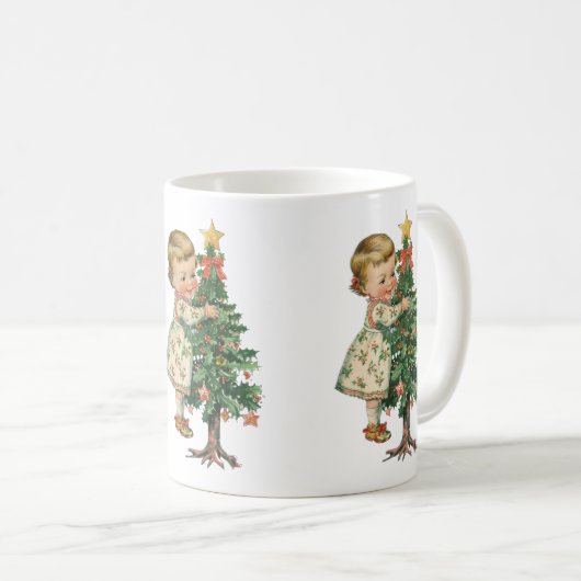 Mug Fille de Noël (Devant droit)