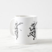 Mug Fille de patchwork d'once (Devant gauche)