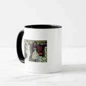 Mug Fille de Paul Cezanne | au piano, 1868-69 (Devant gauche)