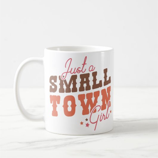 Mug Fille de petite ville (Gauche)
