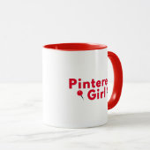 Mug Fille de PInterest (Devant droit)