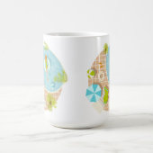 Mug Fille de piscine en bikini plage d'été (Centre)