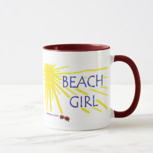 Mug Fille de plage
