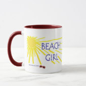 Mug Fille de plage (Gauche)