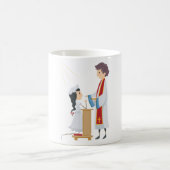 Mug Fille de première communion catholique (Centre)