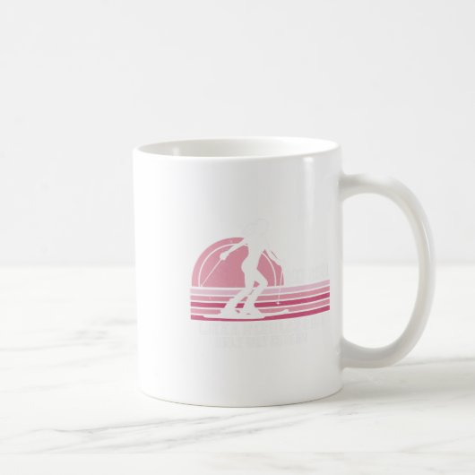Mug Fille De Ski Comme Une Fille Normale Seulement Way (Droite)