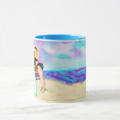 Mug Fille de surfer (Centre)