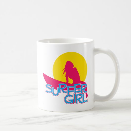 Mug Fille de surfer (Droite)