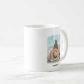 Mug Fille de vélo Springtime (Devant droit)