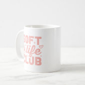 Mug Fille de vie douce esthétique rose (Devant gauche)
