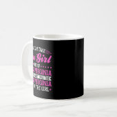 Mug Fille de Virginie-Occidentale ne peut pas sortir l (Devant gauche)