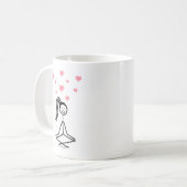 Mug Fille de yoga (Devant gauche)