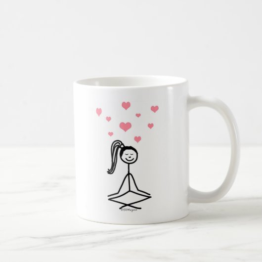 Mug Fille de yoga (Droite)