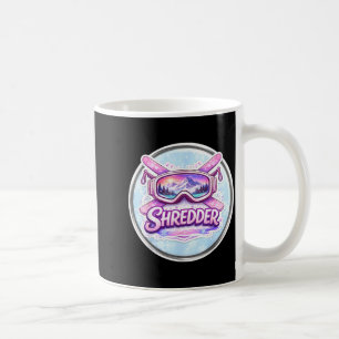 Mug Fille déchiqueteuse de ski féminine skieuse déchiq