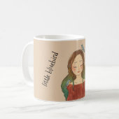 Mug Fille des Merles Bleus N'envole Pas (Devant gauche)