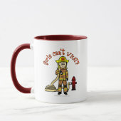 Mug Fille des pompiers de Blonde (Gauche)