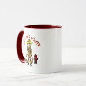 Mug Fille des pompiers de Blonde (Devant gauche)